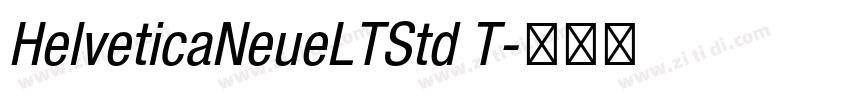 HelveticaNeueLTStd T字体转换